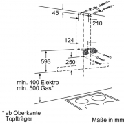 Constructa CD676652, Kopffreihaube Schrgesse, Edelstahl, 60 cm, EEK: A, mit 5 Jahren Garantie!