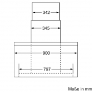 Constructa CD679652, Kopffreihaube Schrgesse, Edelstahl, 90 cm, EEK: A, mit 5 Jahren Garantie!