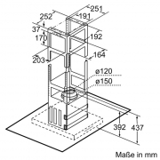 Constructa CD959652, Inselesse mit Glasschirm, Edelstahl, 90 cm, EEK: A, mit 5 Jahren Garantie!