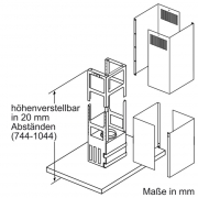 Constructa CD939652, Inselesse Box, Edelstahl, 90 cm, EEK: A+, mit 5 Jahren Garantie!