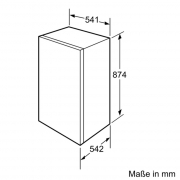 Constructa CK64244, Khlschrank integrierbar, 88 cm hoch, EEK: A+, mit 5 Jahren Garantie!