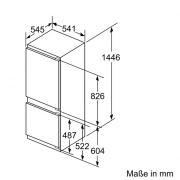 Constructa CK567VS30, Khlschrank integrierbar, 145 cm hoch, EEK: A++, mit 5 Jahren Garantie!