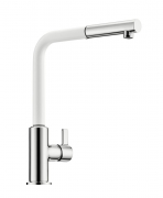 Kludi L-INE XS 3W Auszugsauslauf Hochdruck chrom/matt wei, 5023221