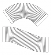 Naber COMPAIR Steel Flow SF-VRO flex 150 Flachkanalrohr, 1000 mm, 4061002