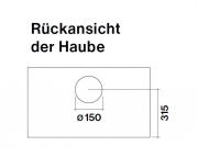 Falmec Trim, Wandhaube, Glas schwarz, 90 cm, mit 5 Jahren Garantie