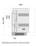 Falmec Sintesi Plus, Induktionskochfeld mit integrierter Absaugung, 88 cm, mit 5 Jahren Garantie!