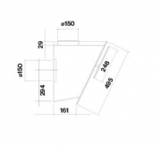 Falmec Verso, Wandhaube, Glas weis, 85 cm, mit 5 Jahren Garantie