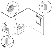 Naber COMPAIR Fensterkontaktschalter fr Muldenlfter, 7051002
