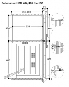 Einzelstck Gaggenau BM 485 110, Mikrowellen-Backofen Serie 400, Linksanschlag. Mit 5 Jahren Garantie!
