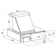 Best WIN XS 90 Wandhaube 90 cm, 07000103A, BHC92420XA, Mit 5 Jahren Garantie!