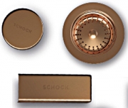 Schock Dekorative Sichtteile, Kupfer, 629366COP