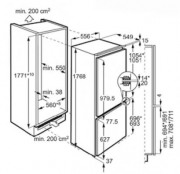 Kppersbusch FKG 8500.0 i, Einbau-Khl- und -Gefriergert, 178 cm hoch, mit 5 Jahren Garantie!