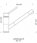 Schock SC-50 Schlauchbrause, Cristadur, Farbe Silverstone