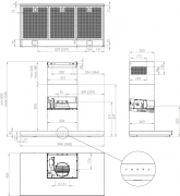 Gorenje WHT 943 E4XBG, Kaminhaube, Glas schwarz, 90 cm, EEK: B, mit 5 Jahren Garantie!