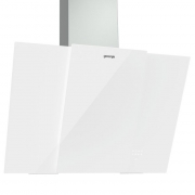 Gorenje DVG 8565 W, Kopffrei-Haube, Glas wei/Edelstahl, 80 cm, EEK: C, mit 5 Jahren Garantie!