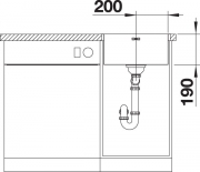 Blanco A-Style 400-IF Edelstahl Brstfinish, 523008