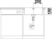 Blanco A-Style 500-IF Edelstahl Brstfinish, 523011