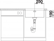 Blanco A-Style 500-U Edelstahl Brstfinish, 523010