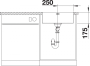 Blanco S-Style 500-IF/A Edelstahl Brstfinish, 523365