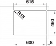 Blanco S-Style 340/180-IF/A Edelstahl Brstfinish, 523370