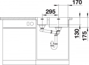 Blanco S-Style 340/180-IF/A Edelstahl Brstfinish, 523370