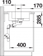 Blanco S-Style 340/180-IF/A Edelstahl Brstfinish, 523370