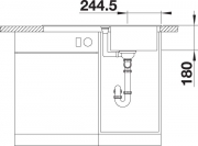 Blanco Favum 45 S Silgranit PuraDur 2, Farbe champagner, 524231