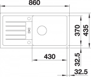 Blanco Favum XL 6 S Silgranit PuraDur 2, Farbe champagner, 524237