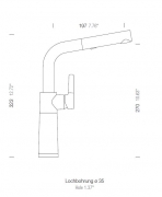 Schock SC-540 Zugauslauf, Cristadur, Farbe Magma