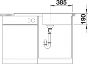 Blanco Zia XL 6 S Silgranit PuraDur 2, Farbe jasmin, 517562