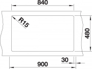Blanco Zia 9 Silgranit PuraDur 2, Farbe cafe, 516683