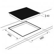 Teka TR 642, Highlight Kochfeld, 60 cm, Facette, mit 5 Jahren Garantie!