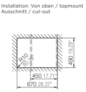 Schock Manhattan D-100 SA Einbau/Auflage, Inca