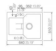 Schock Manhattan D-100 XSA Einbau/Auflage, Inca