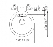 Schock Manhattan R-100 A Einbau/Auflage, Inca
