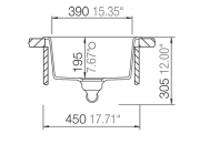 Schock Manhattan R-100 A Einbau/Auflage, Inca