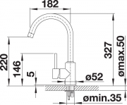 Blanco Mida Silgranit-Look, Farbe champagner, 519420