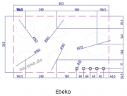 PITT by Reginox Ebeko Professional Gas-Modul fr Flaschengasbetrieb, 5 Messing-Brenner