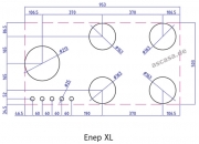 PITT by Reginox Enep XL Professional Gas-Modul fr Erdgasbetrieb, 5 Messing-Brenner