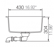 Schock Primus D-100 L A Einbau/Auflage, Inca