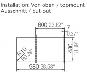Schock Primus D-100 L A Einbau/Auflage, Inca