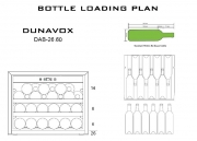 Dunavox DAB-26.60B.TO, Einbau-Weinkhlschrank. Mit 5 Jahren Garantie!