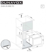 Dunavox DAB-26.60B.TO, Einbau-Weinkhlschrank. Mit 5 Jahren Garantie!