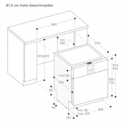 Gaggenau DI 260 112, Geschirrspler, Serie 200, Edelstahlblende, integrierbar. Mit 5 Jahren Garantie!