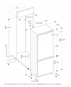 Gaggenau RB 492 304, Vario Khl- und Gefrierkombination Serie 400. Mit 5 Jahren Garantie!