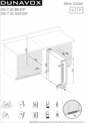 Dunavox DX-7.20WK/DP, Einbau-Weinkhlschrank. Mit 5 Jahren Garantie!