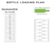 Dunavox DX-80.188K, Stand-Weinkhlschrank (Einbaufhig). Mit 5 Jahren Garantie!