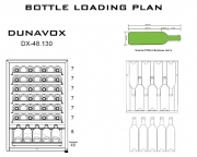 Dunavox DX-48.130KF, Stand-Weinkhlschrank. Mit 5 Jahren Garantie!