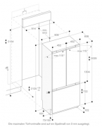 Gaggenau RY 492 304, Vario Khl- und Gefrierkombination Serie 400. Mit 5 Jahren Garantie!
