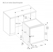 Gaggenau DF 261 165, Geschirrspler, Serie 200, voll integrierbar. Mit 5 Jahren Garantie!